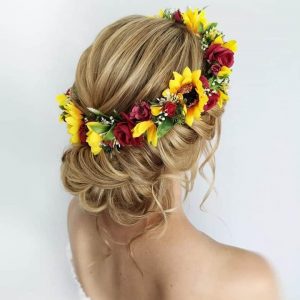 Sunflower Princess – Wianek ze słonecznikami