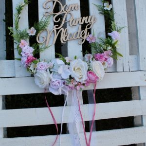Pink Princess – wianek na drzwi Panny Młodej