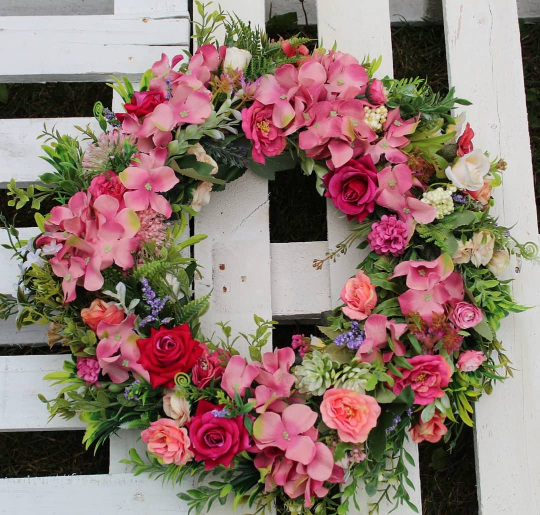 Power Rose – wianek dekoracyjny na drzwi