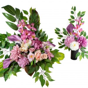 Stroik na pomnik w odcieniach różu – WSPOMNIENIA JESIENI, XL