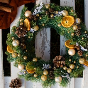 Wianek świąteczny – Natura nr 2, L