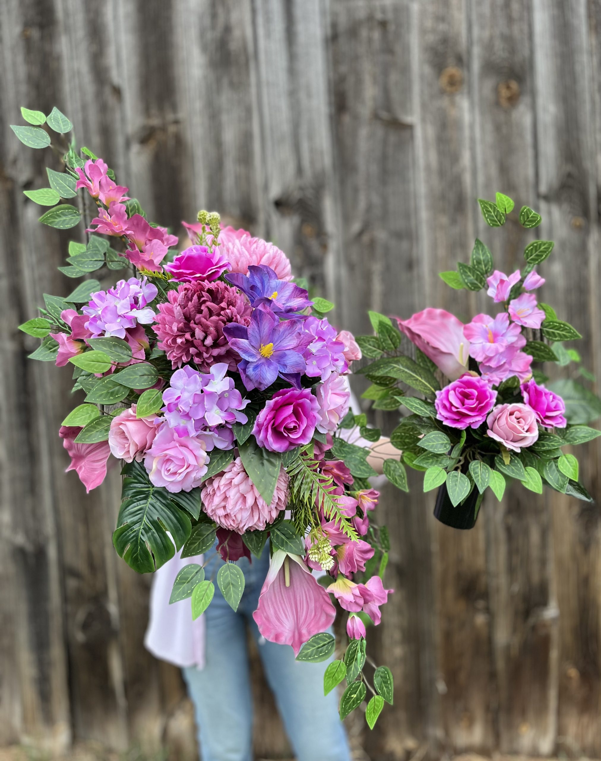 Stroik na cmentarz, pomnik – FIOLETOWA MGŁA, XL