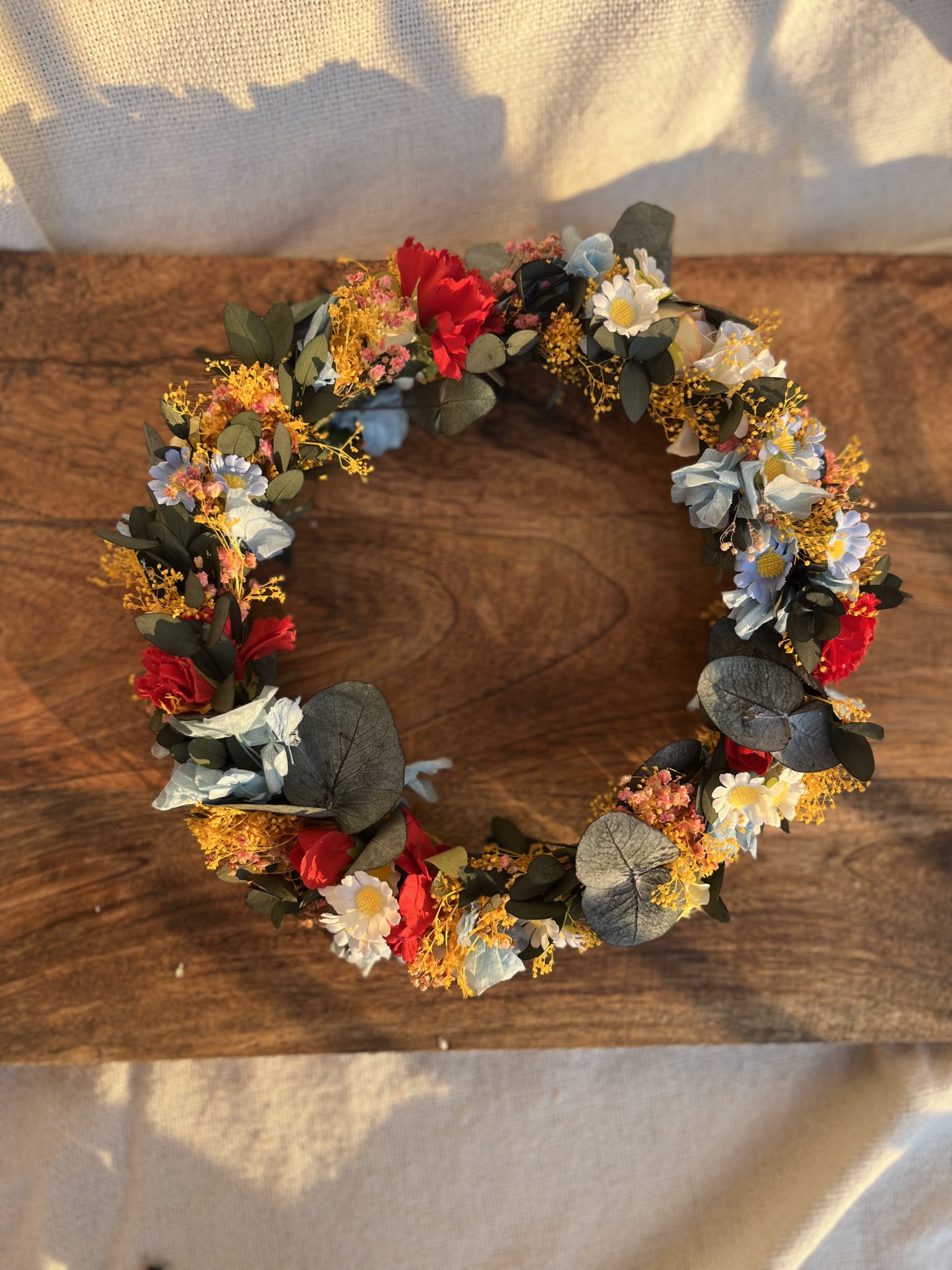 Ślubny wianek jak żywy – Łąka Kwiatów