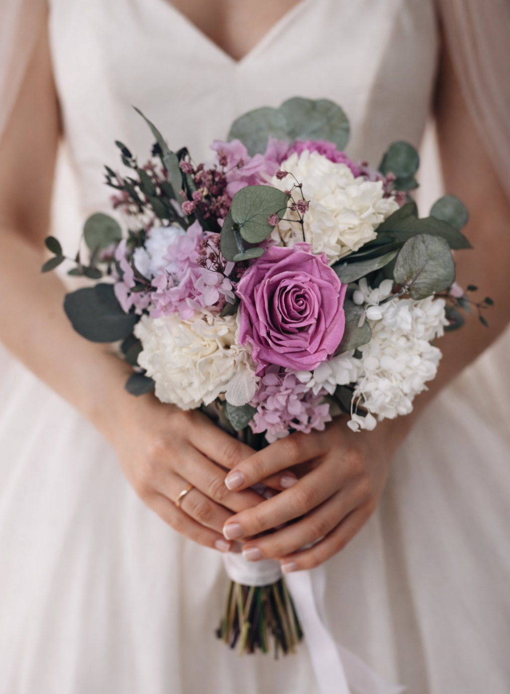 ZESTAW ŚLUBNY Standard preparowany- Lawendowa Róża