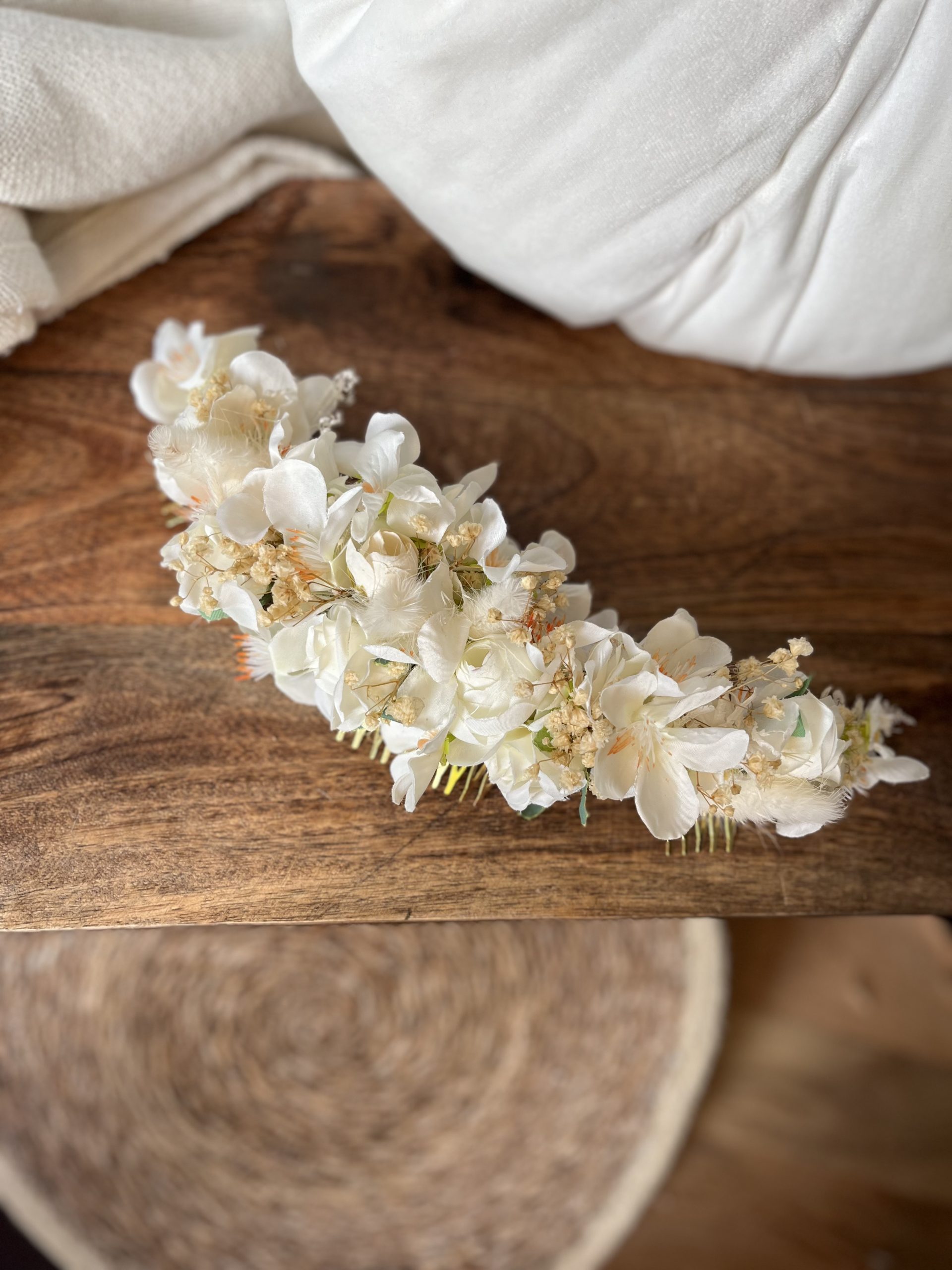 Półwianek do włosów  – Poranna Rosa, L/XL