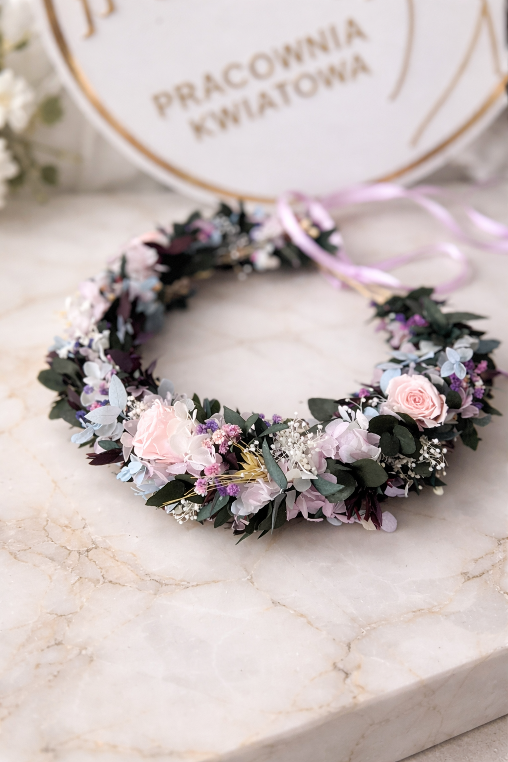 Wianek Ślubny – Fioletowa Harmonia