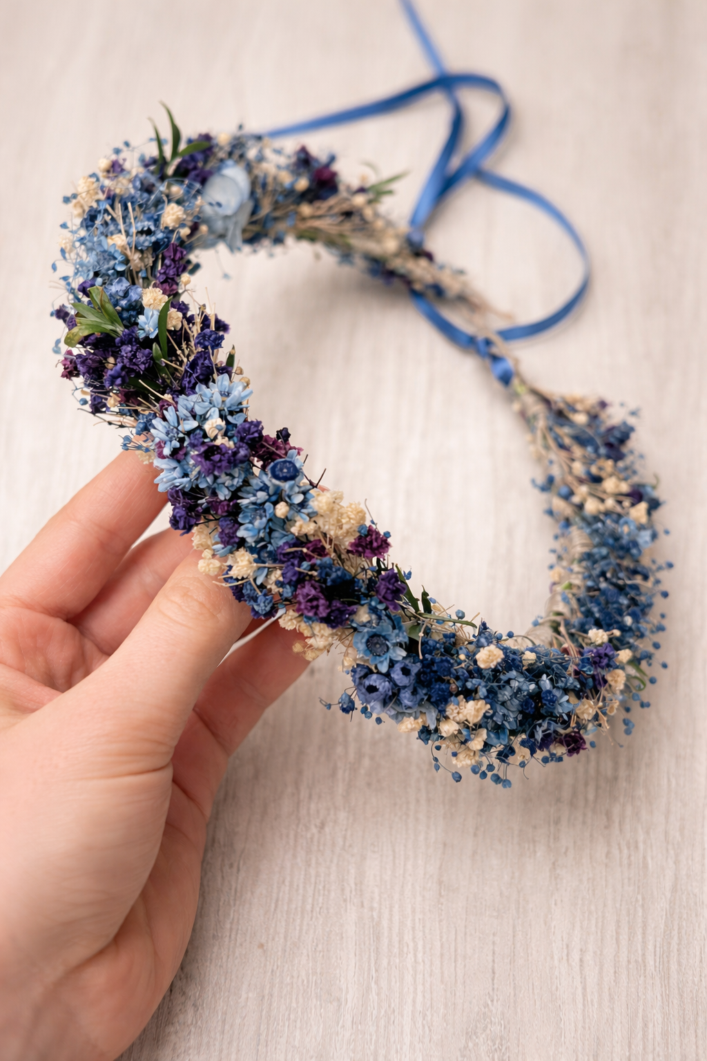 Wianek Ślubny – Kobaltowe Marzenie